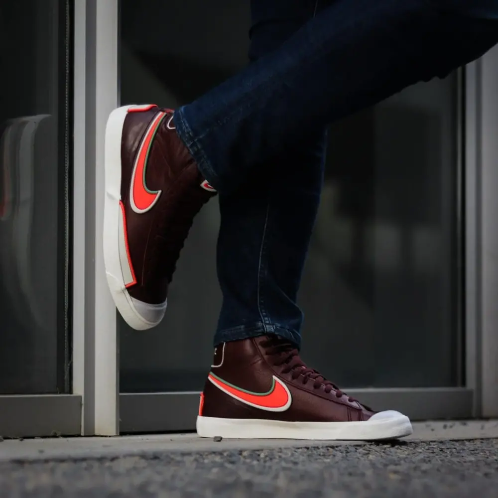 Giày Nike Blazer Mid ’77 Infinite Surfaces “Dark Team Red” DA7233-200 - Ảnh 4