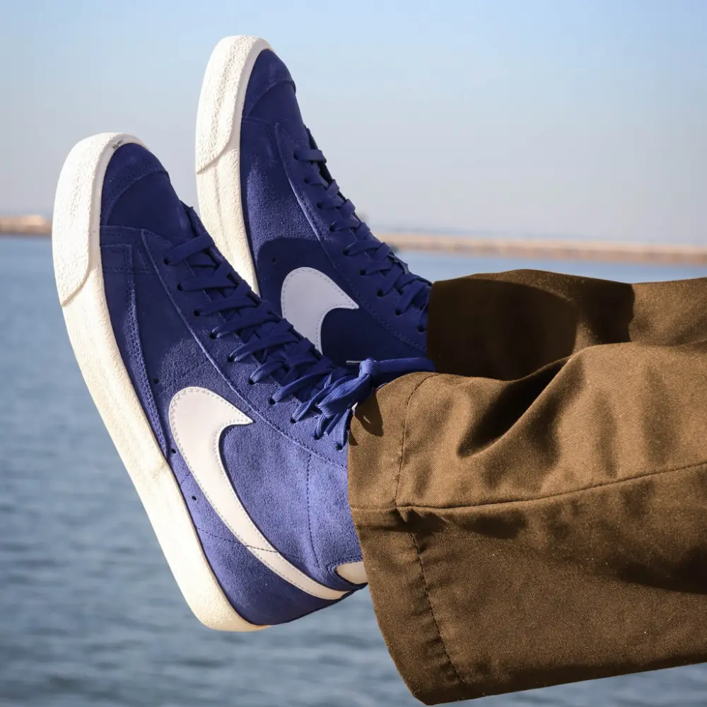 Giày Nike Blazer Mid '77 Suede 'Deep Royal Blue' CI1172-402 - Ảnh 6