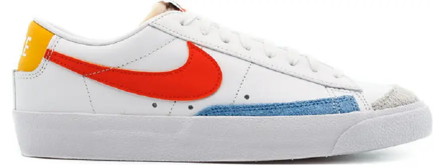 Giày Nike Blazer Low 77 White Orange Lifestyle Shoes DC4769-105