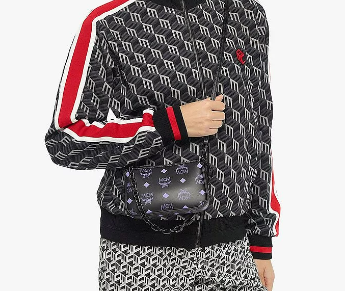 Túi MCM Zip Pouch in Color Splash Logo Leather MYZCSSX01U4001 - Ảnh 6