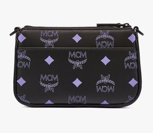 Alternative view of Túi MCM Zip Pouch in Color Splash Logo Leather MYZCSSX01U4001