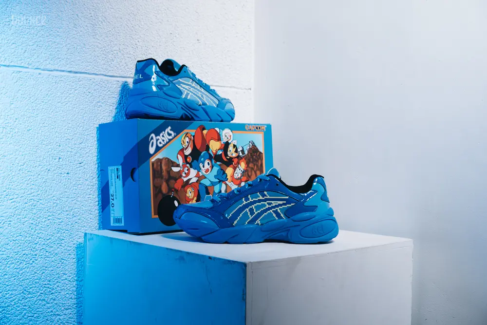 Giày Asics Capcom x Gel BND Rockman 1021A313 400 - Ảnh 4