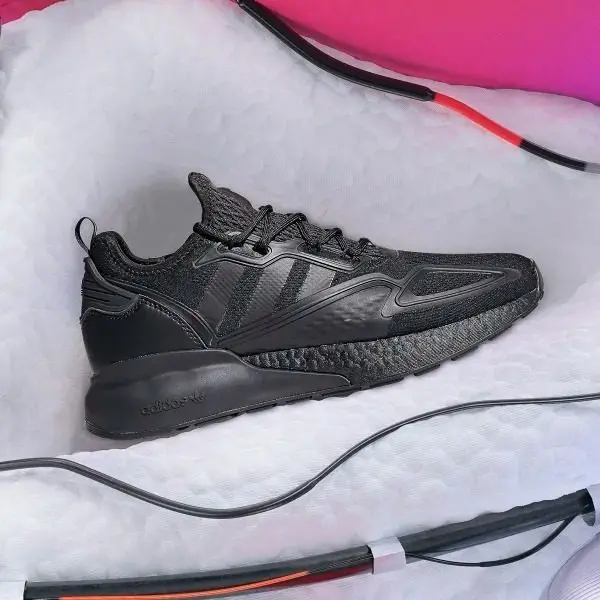 Alternative view of Giày Adidas ZX 2K Boost 'All Black' FX7476