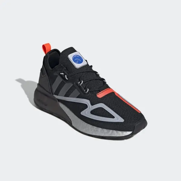 Alternative view of Giày Adidas ZX 2K Boost 'Black Halo Silver' FY5724