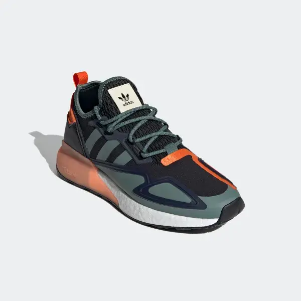 Alternative view of Giày Adidas ZX 2K Boost 'Black Tech Emerald' FZ0218