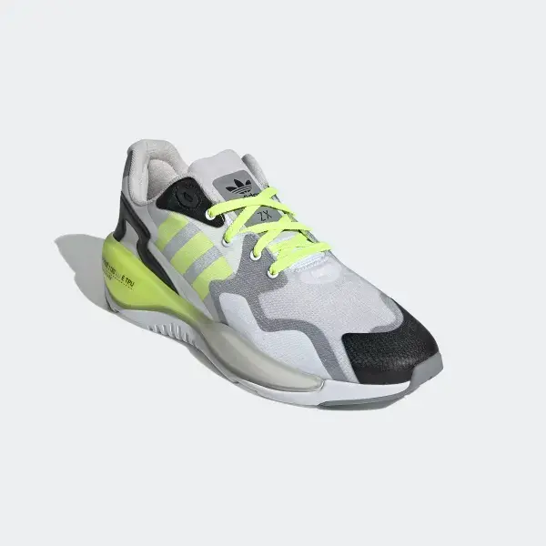 Alternative view of Giày Adidas ZX Alkyne 'White Solar Yellow' FX6227