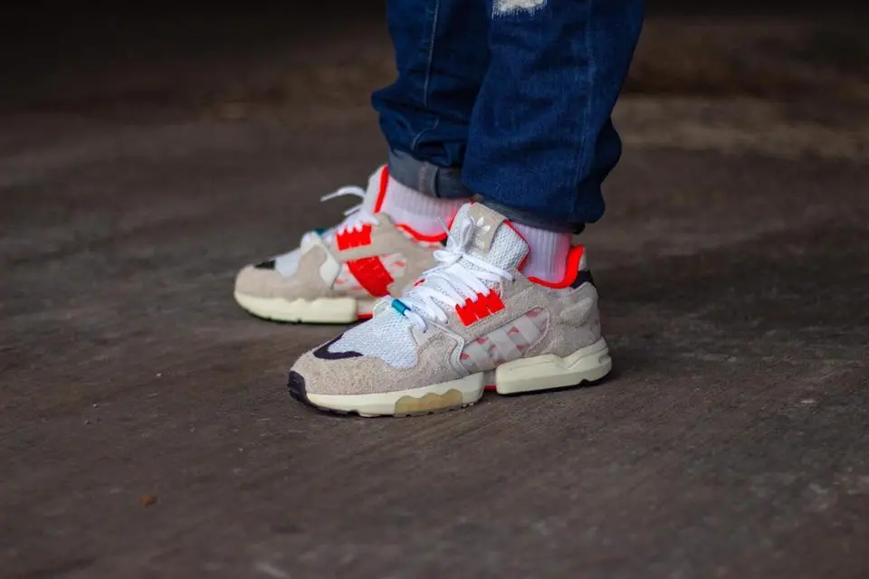 Giày Adidas ZX Torsion 'Solar Red' EH0251 - Ảnh 3