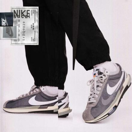 Giày Nike Zoom Cortez SP 'Sacai Iron Grey' DQ0581-001 - Jordan 1