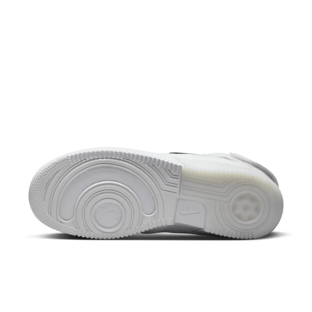 Giày Nike Air Force 1 Mid React '40th Anniversary White Black' DQ7668-100 - Ảnh 7