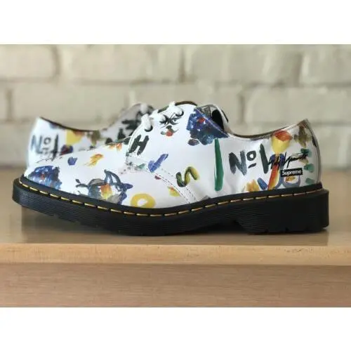 Giày Dr Martens 1461 'Supreme Yohji Yamamoto White' 34943 - Ảnh 3