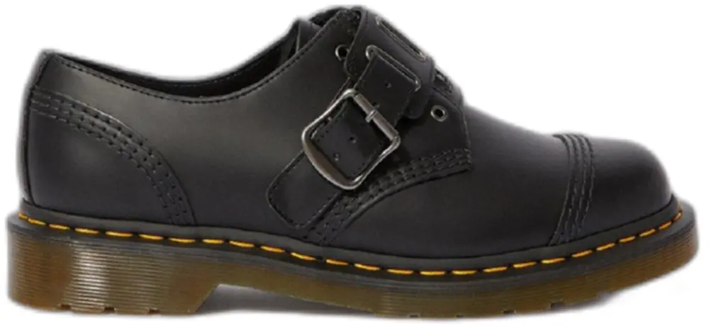 Giày Dr.Martens 1461 Quynn Smooth Leather Buckle 'Black' 25603001