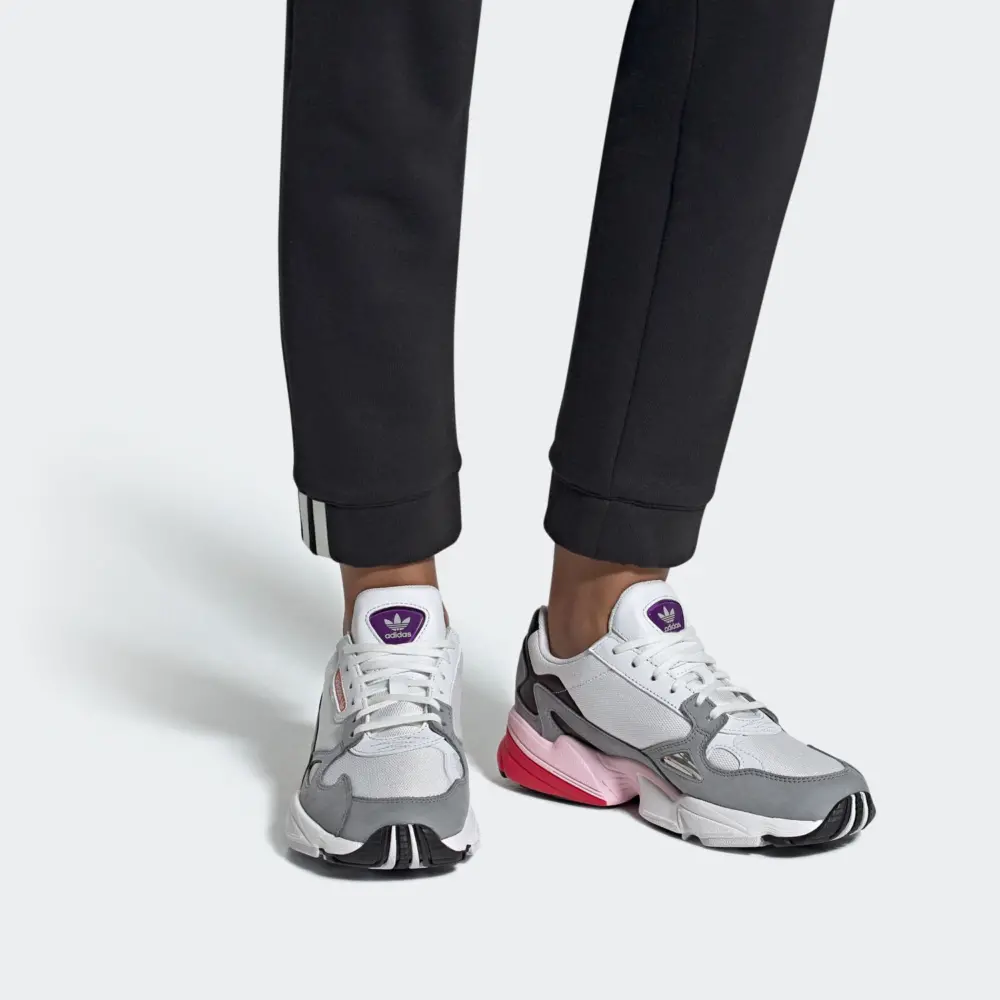 Giày Adidas Wmns Falcon 'White Grey' CG6214 - Ảnh 5