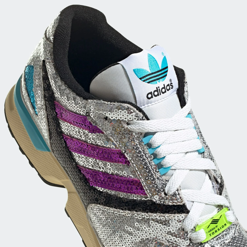 Giày Adidas ZX 4000 'Silver Blue Purple' FY4826 - Ảnh 4