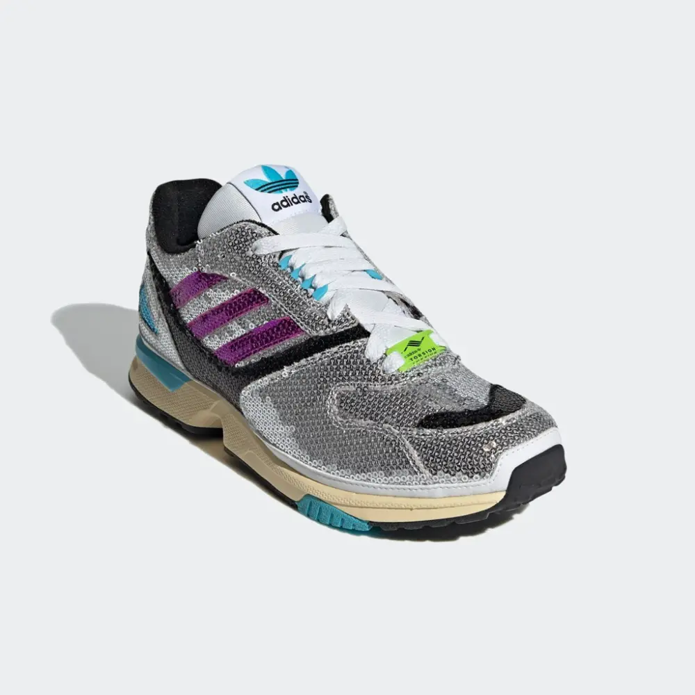 Alternative view of Giày Adidas ZX 4000 'Silver Blue Purple' FY4826