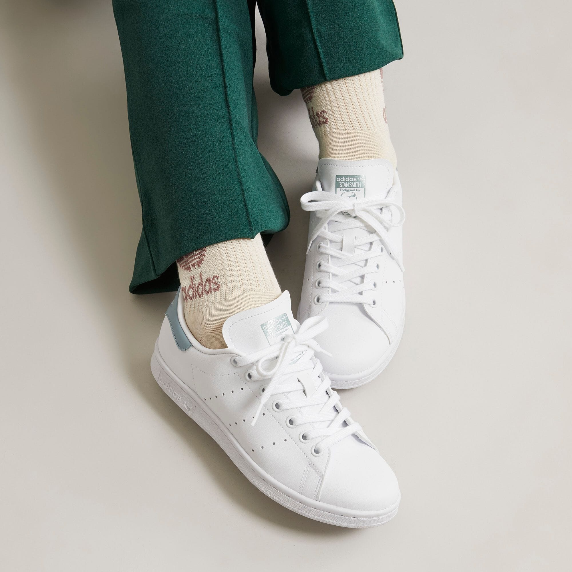 Giày Adidas Stan Smith 'White Magic Grey' GX4624 - Ảnh 3