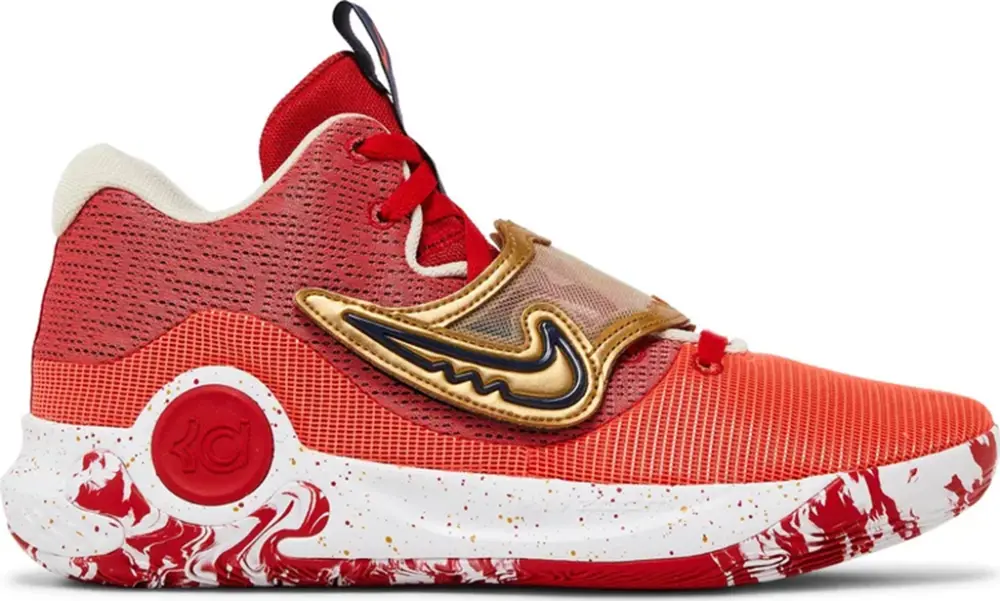 Giày Nike KD Trey 5 X 'University Red Metallic Gold' DD9538-600
