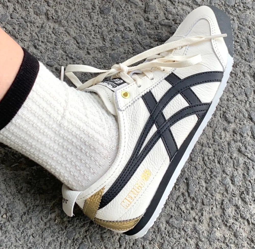 Giày Onitsuka Tiger Mexico 66 ‘Cream Black’ 1183B493-100 - Ảnh 6