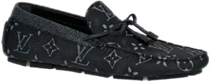 Giày Louis Vuitton LV Driver Moccasin 'Black' 1AAS2L