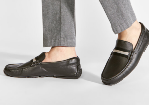 Alternative view of Giày Bally Moccasins Pearce 300 ‘Black White’ 6206925