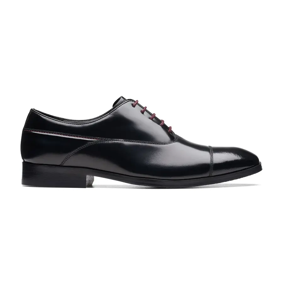 Giày Clark Craft Clifton Go Black Leather 261745447