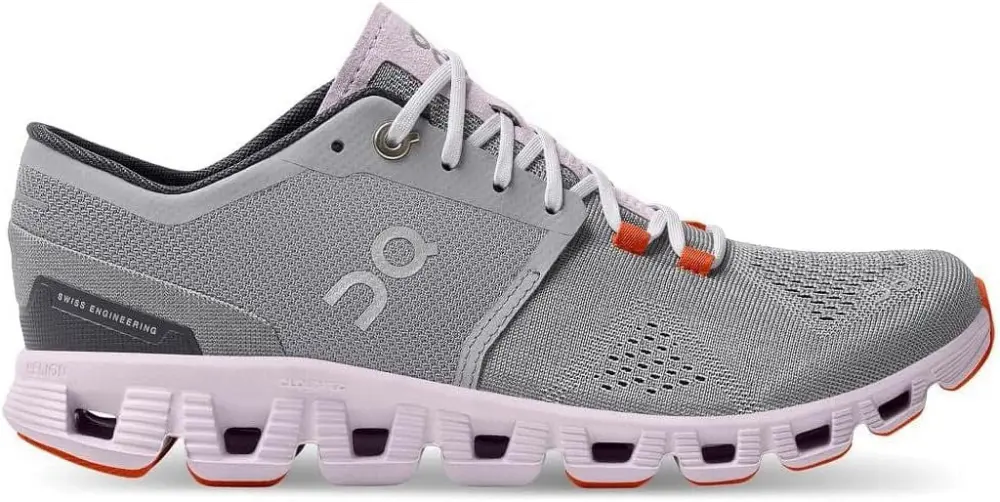 Giày On Running Cloud X 'Alloy Grey Lily Pink' 40-99041