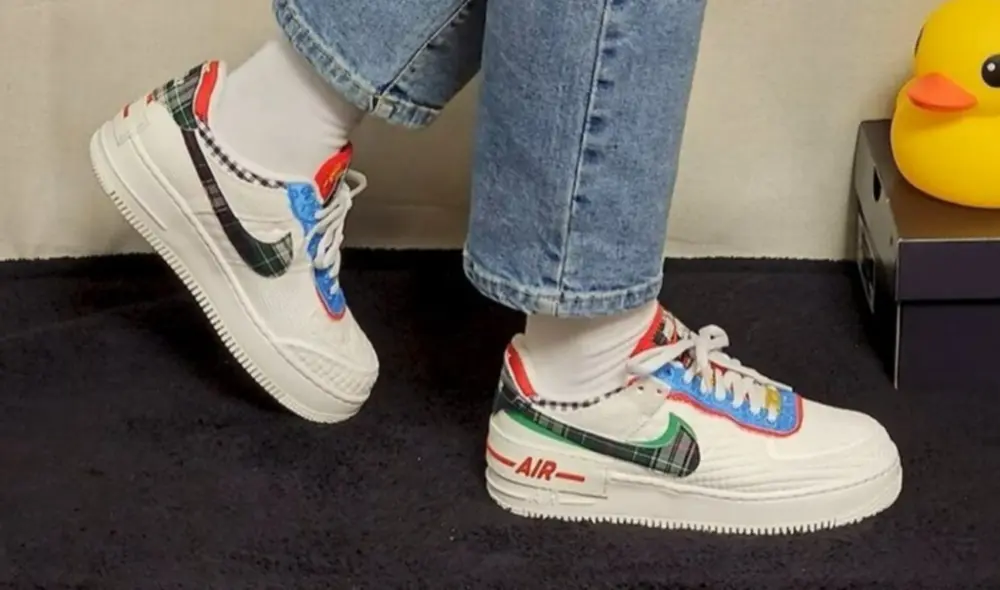 Alternative view of Giày Nike Air Force 1 Shadow 'Multi-Material' DZ5193-100