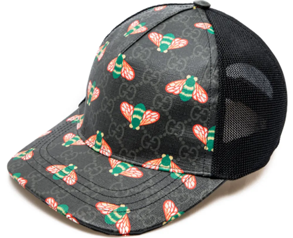 Mũ Gucci GG Supreme Bee Baseball Hat 'Black' 676011-4HAKC-1060