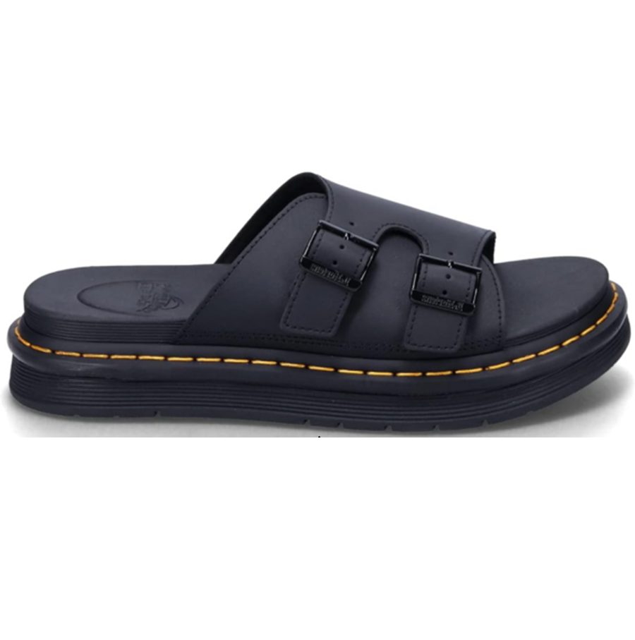 Dép Dr. Martens Dax Men’s Leather Slide ‘Black’ 25764001