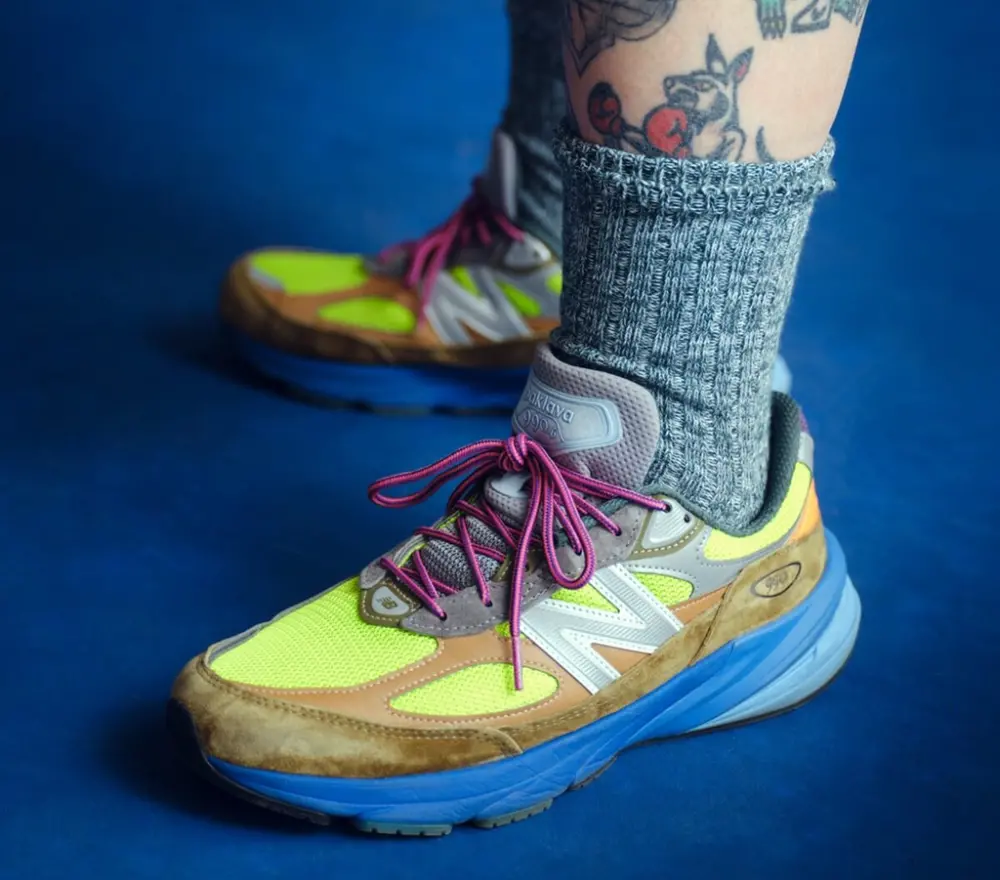 Alternative view of Giày New Balance 990v6 x Action Bronson Made in USA 'Baklava' M990AB6