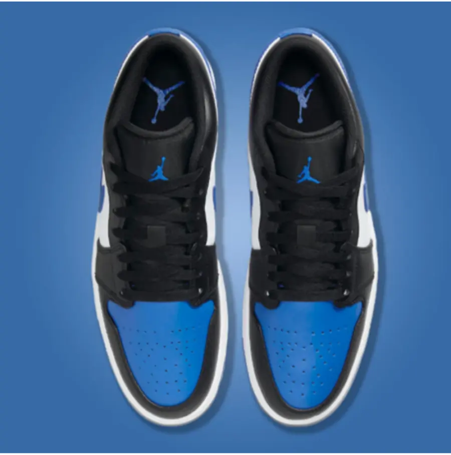 Giày Nike Air Jordan 1 Low GS ‘Alternate Royal Toe’ 553560-140 - Ảnh 4