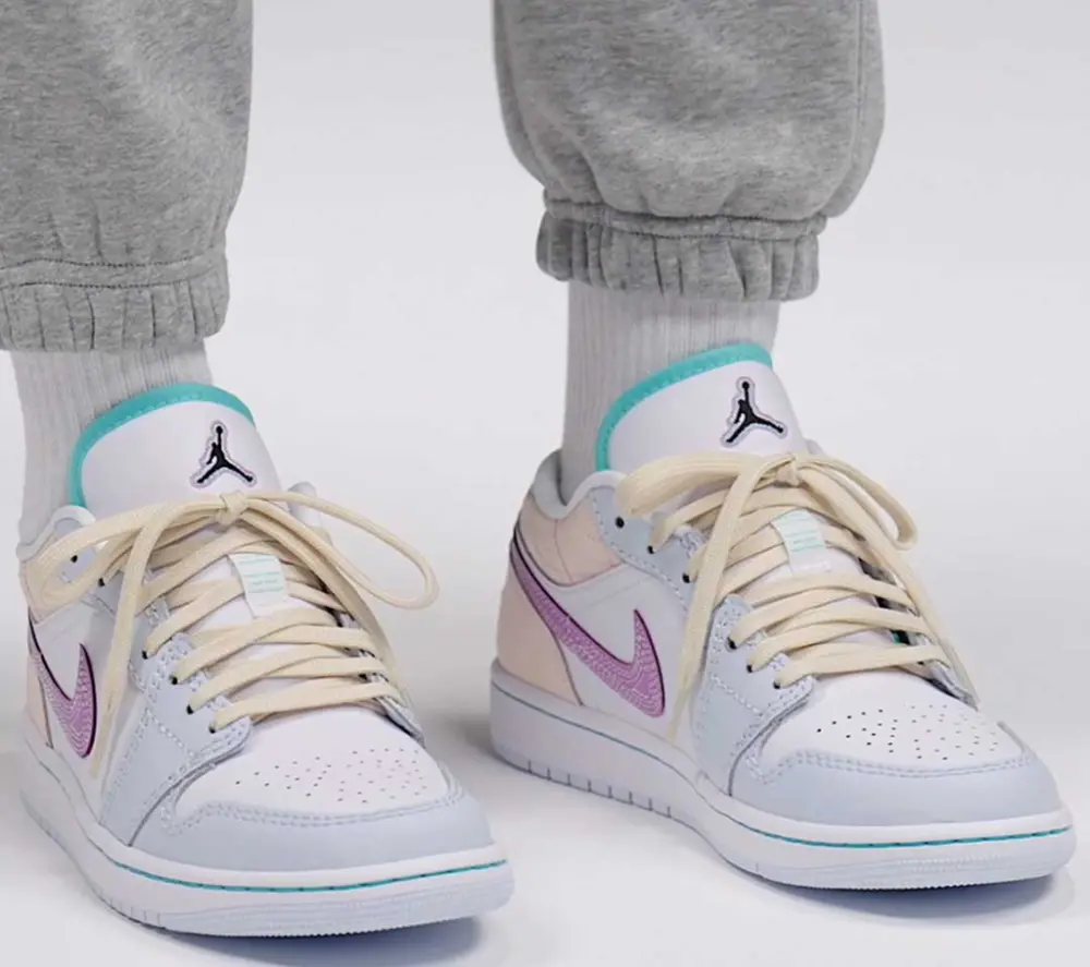 Giày Nike Air Jordan 1 Low ‘Multi Color Sashiko’ FV3623-151 - Ảnh 4