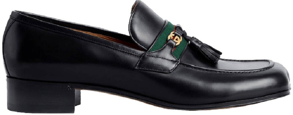 Giày Gucci Loafer With Tassels 'Black' 744406-1W610-1066