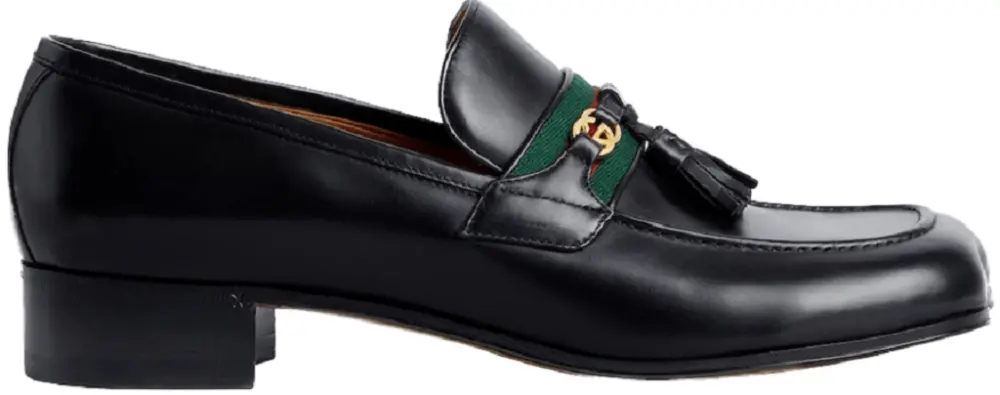 Giày Gucci Loafer With Tassels 'Black' ‎744406-1W610-1066