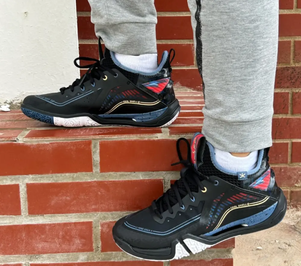 Giày Li-Ning Saga II Pro 'Black' AYAT003-4 - Ảnh 4