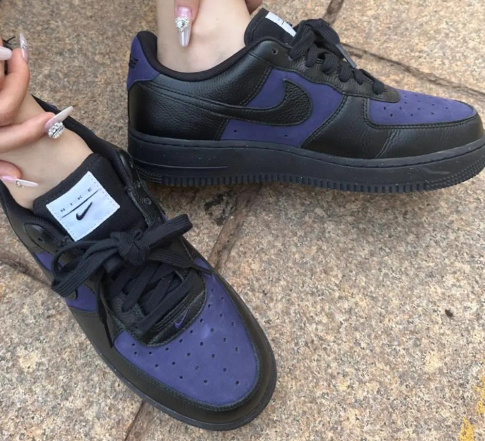 Giày Nike Air Force 1 Low ‘Black Indigo’ DZ2708-500 - Ảnh 3