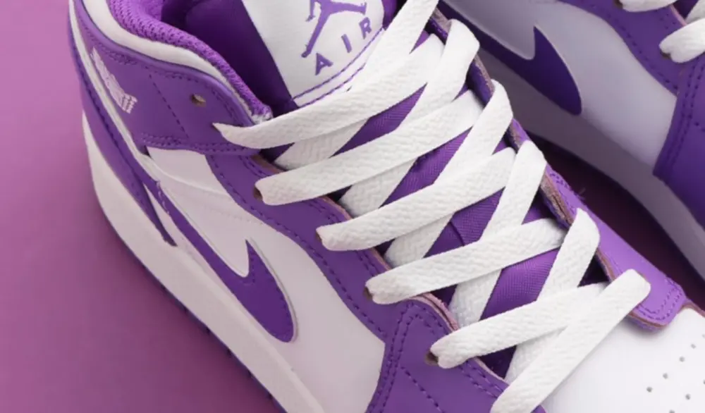 Giày Nike Air Jordan 1 Mid GS 'Purple Venom' DQ8423-511 - Ảnh 3