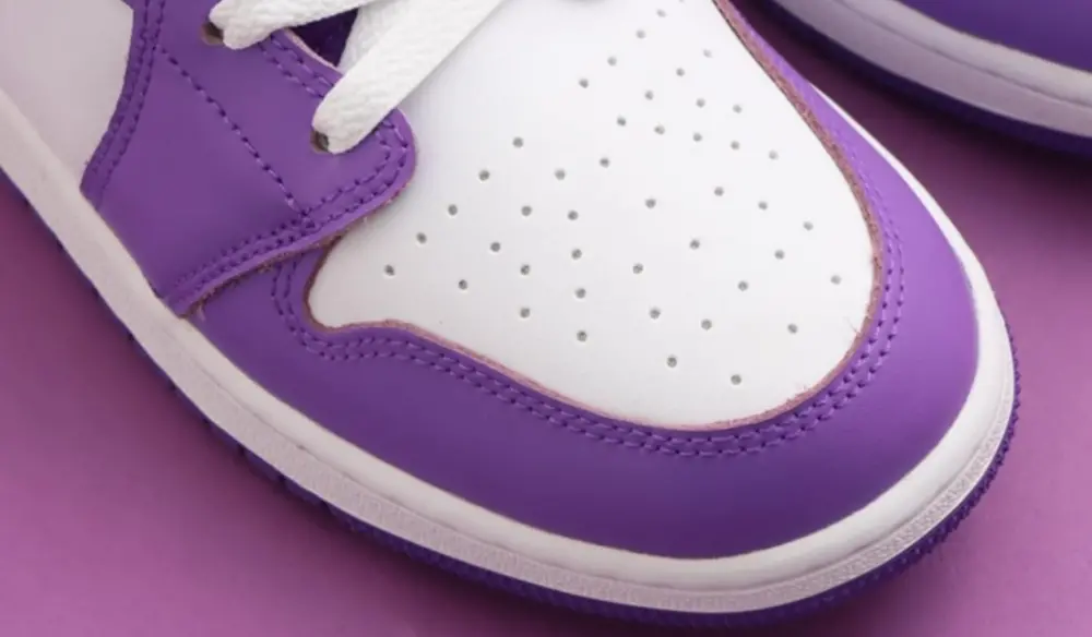 Giày Nike Air Jordan 1 Mid GS 'Purple Venom' DQ8423-511 - Ảnh 4