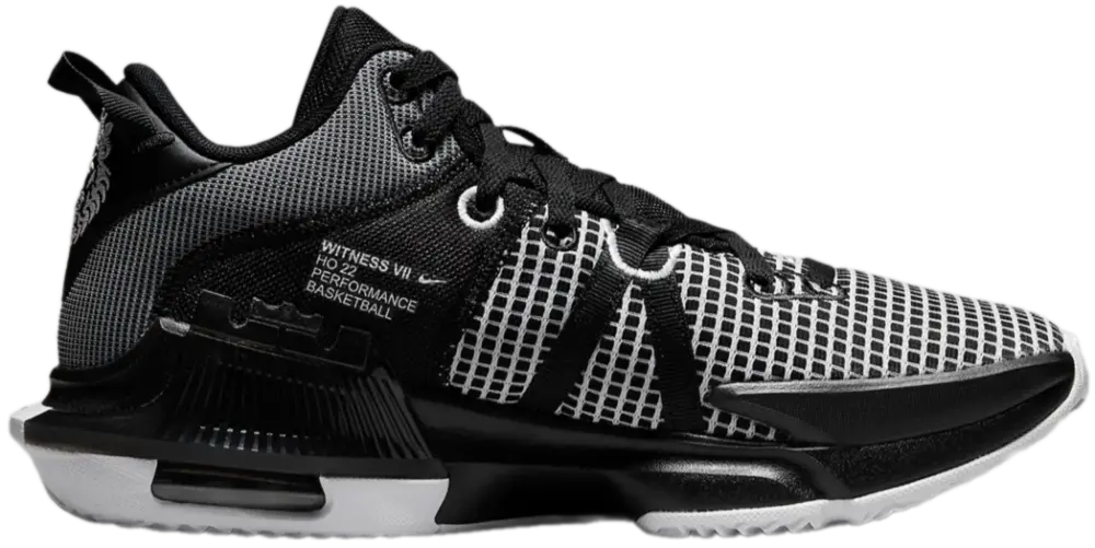 Giày Nike LeBron Witness 7 TB ‘Black White’ DZ3299-001