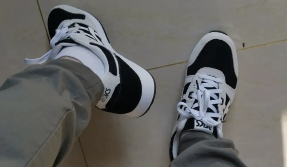 Giày Asics Lyte Classic 'Black/White' 1203A168-001 - Ảnh 7