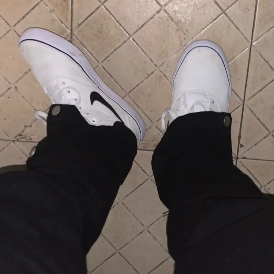 Giày Nike Chron 2 Canvas SB ‘White Black’ DM3494-100 - Ảnh 5