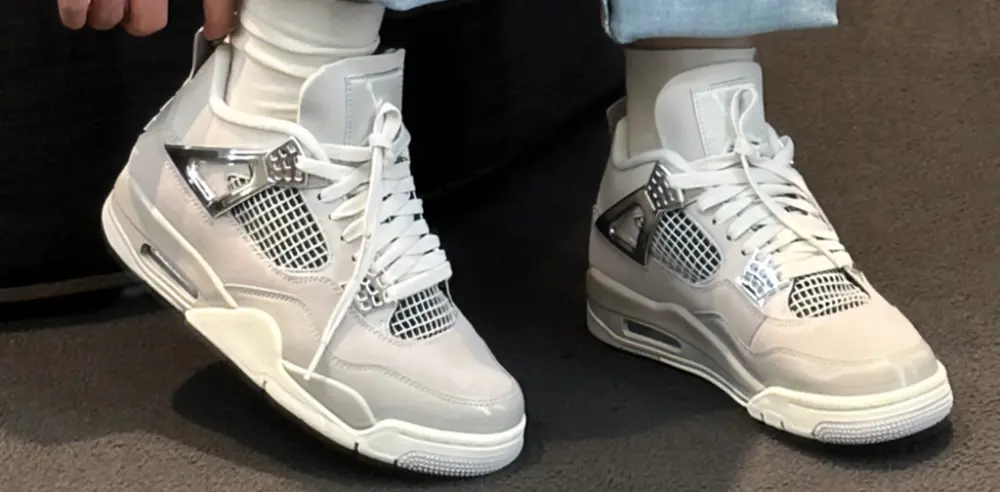 Giày Nike Air Jordan 4 'Light Iron Ore' AQ9129-001 - Ảnh 4