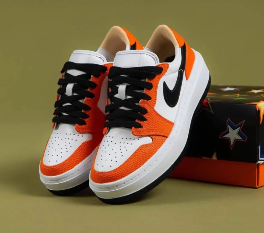 Alternative view of Giày Nike Air Jordan 1 Elevate Low 'WNBA Brilliant Orange' FD9100-801