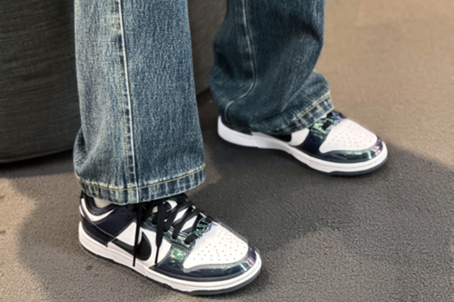 Giày Nike Dunk Low SE 'Black' FQ8143-001 - Ảnh 2