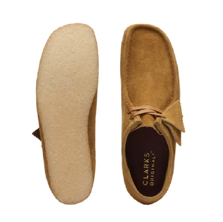 Giày Clarks Originals Wallabee Oak 'Brown' 261688527 - Ảnh 4