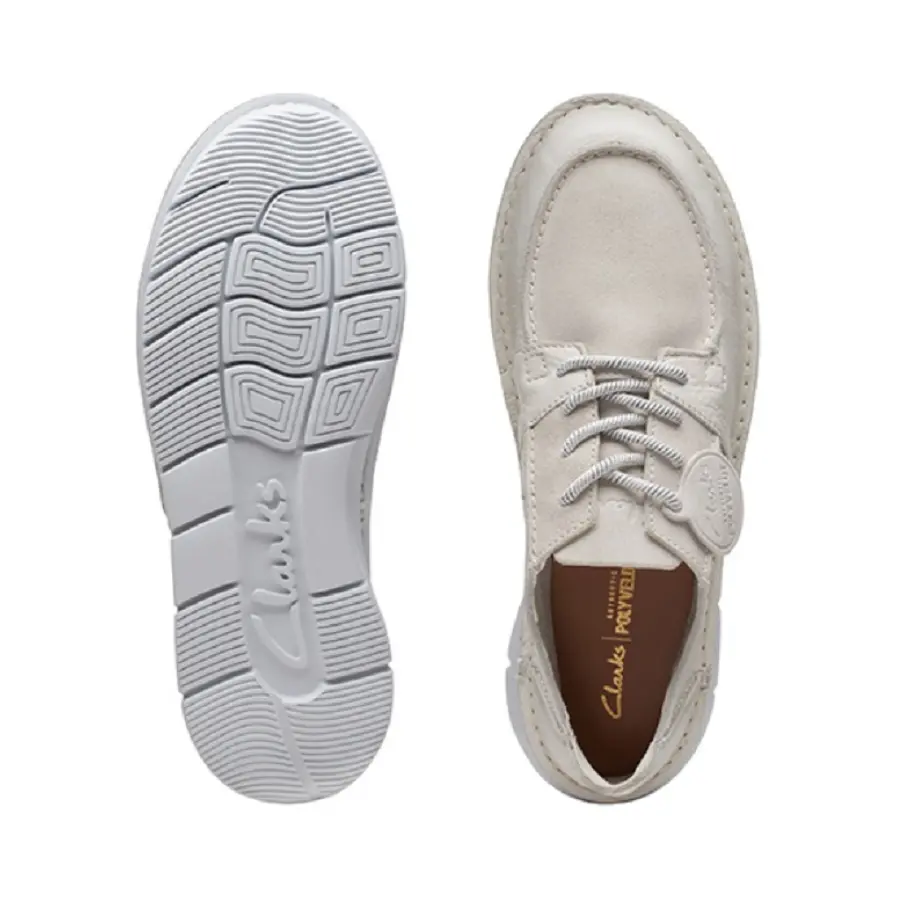 Giày Clarks 'White' 261677487 - Ảnh 4