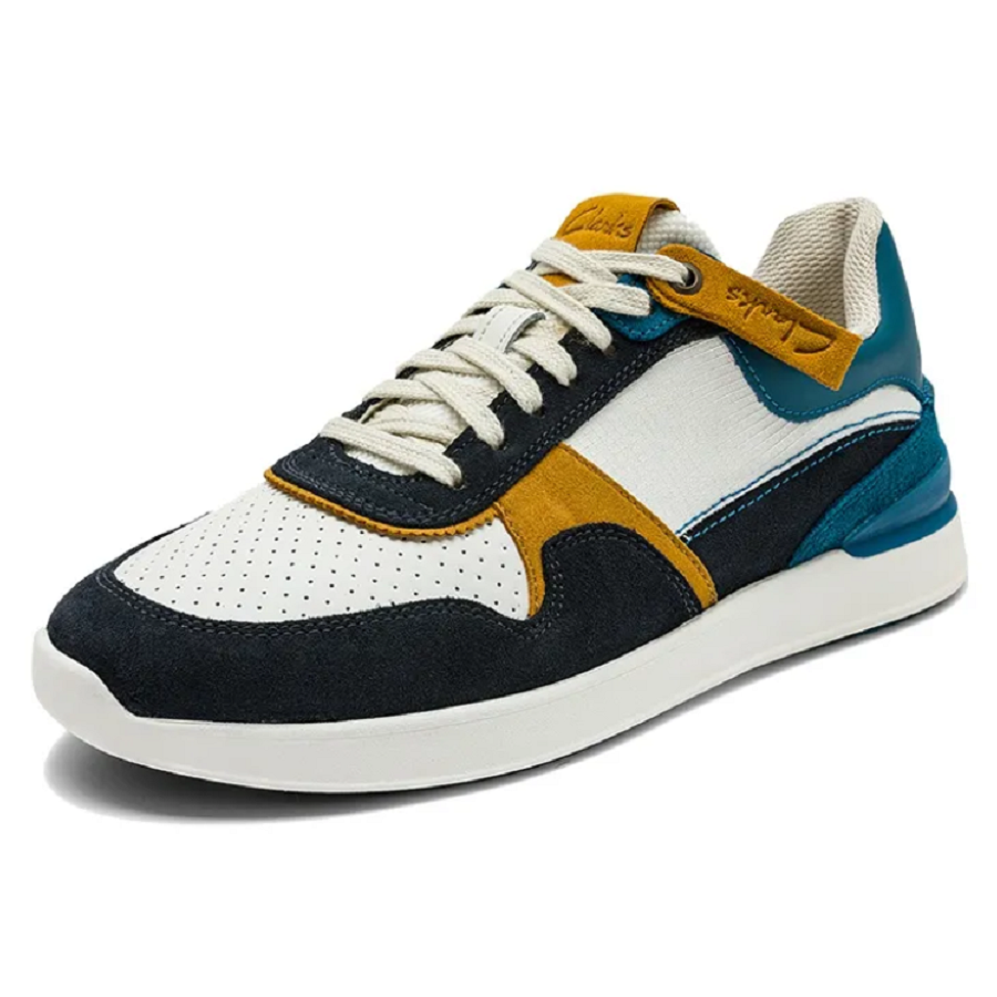 Giày Clarks 'Navy White' 261681907 - Ảnh 3