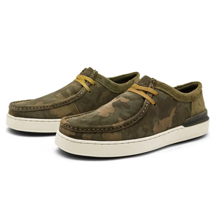 Giày Clarks 'Olive Green' 261685677 - Ảnh 3