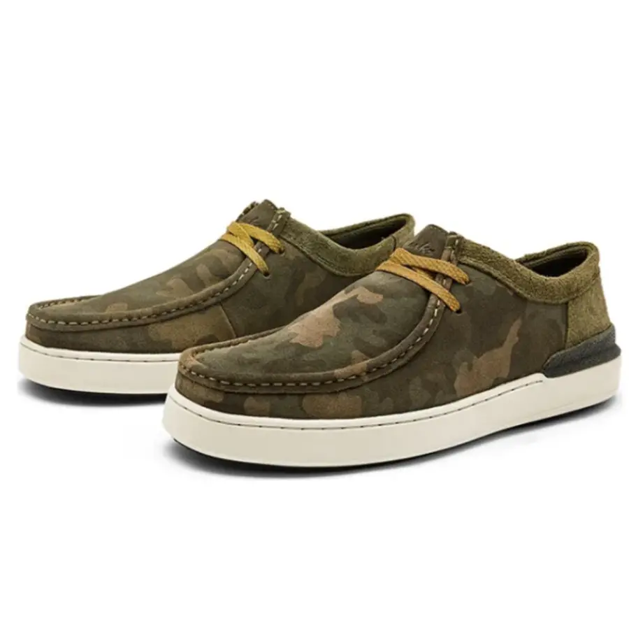 Giày Clarks 'Olive Green' 261685677 - Ảnh 3