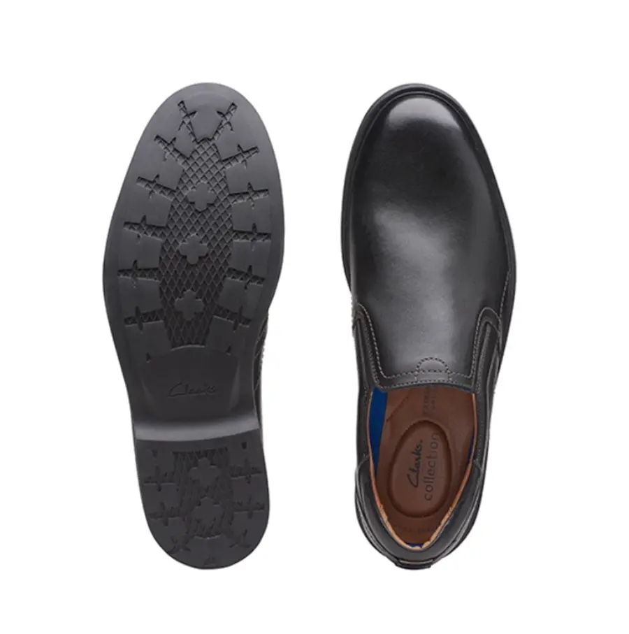 Giày Clarks Malwood 'Black' 261682347 - Ảnh 5