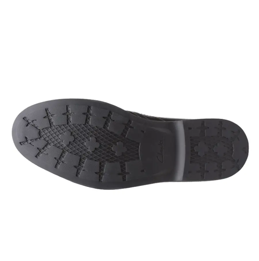 Giày Clarks Malwood 'Black' 261682347 - Ảnh 4